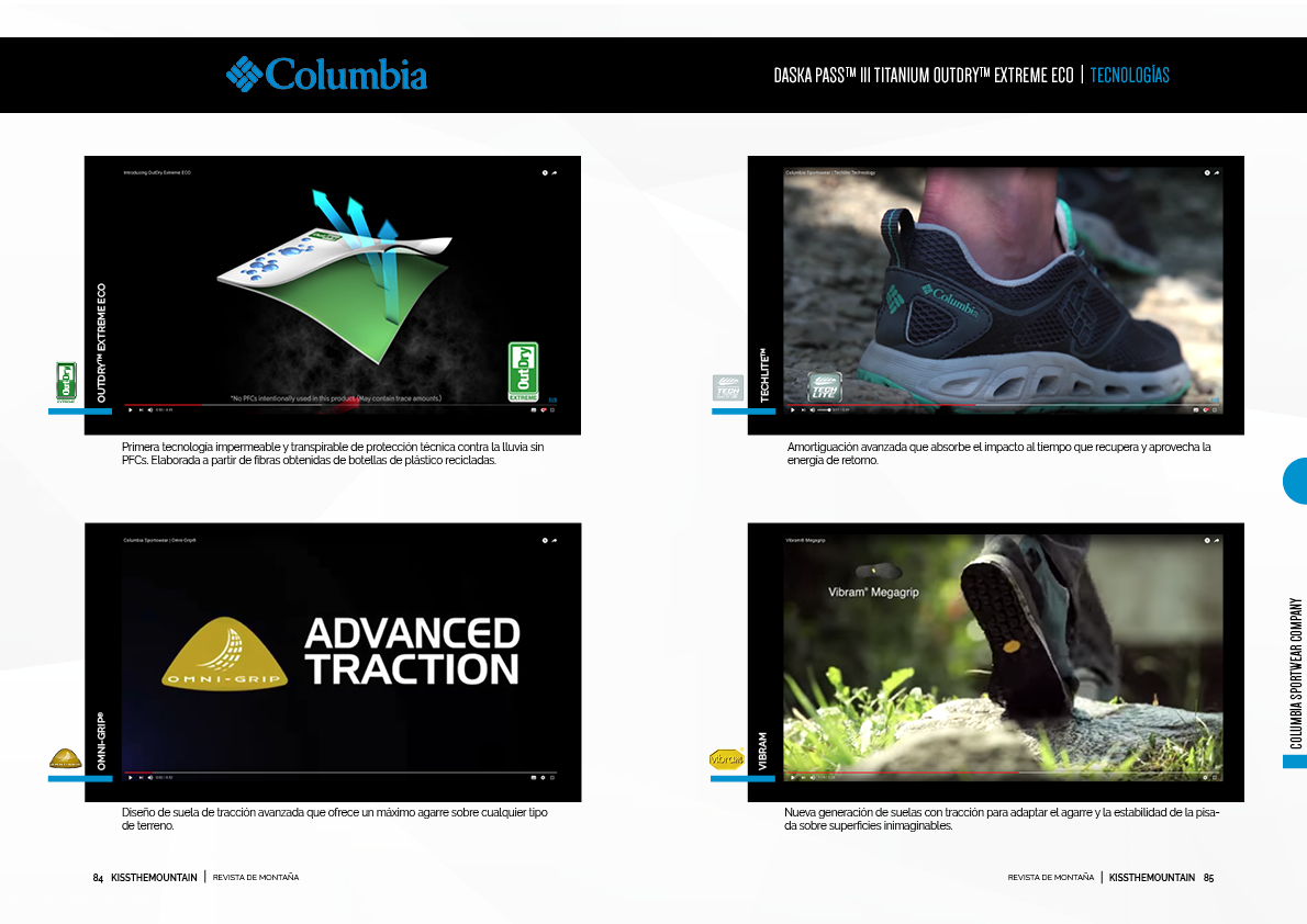 Columbia Daska Pass III Titanium