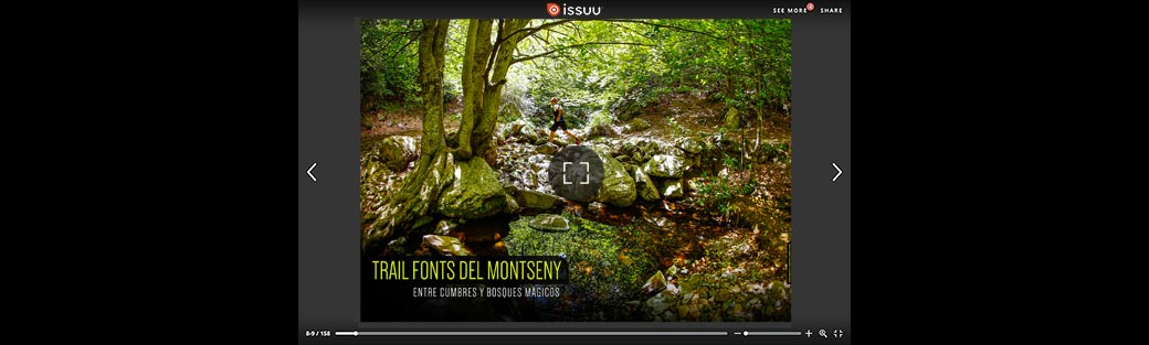 Trail fonts del Montseny