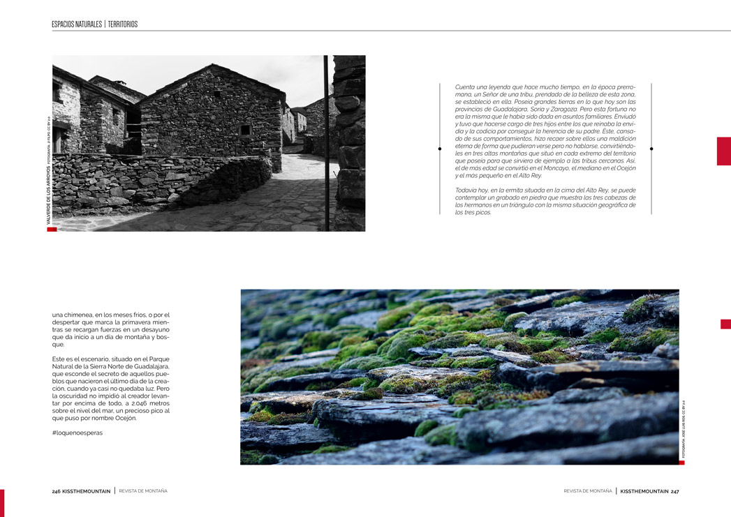 Pico Ocejón y pueblos de Arquitectura Negra